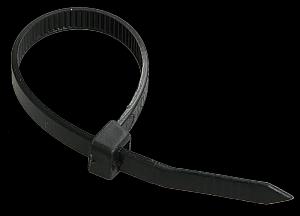 Хомут 200х4.8мм нейлон черный (100шт) IEK UHH32-D048-200-100, 1 шт фото 1