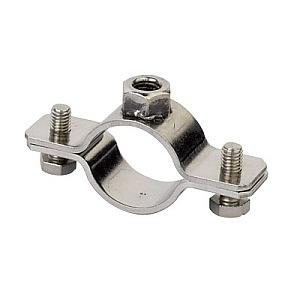 Хомут для тяжелых нагрузок 15-19 мм (3/8` ) M8 нержавеющая сталь AISI 304 (6040-038) DKC (ДКС) 6040-038, 1 шт фото 1