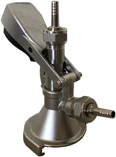 Заборная головка тип «A» 5/8" со штуцерами (р/к ММ) DPO фото 1