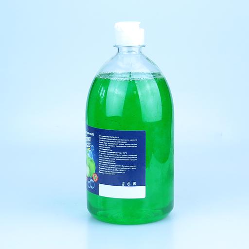 Жидкое крем-мыло DIONA MAGIC зеленое яблоко ПЭТ 1л (пуш-пул) фото 3