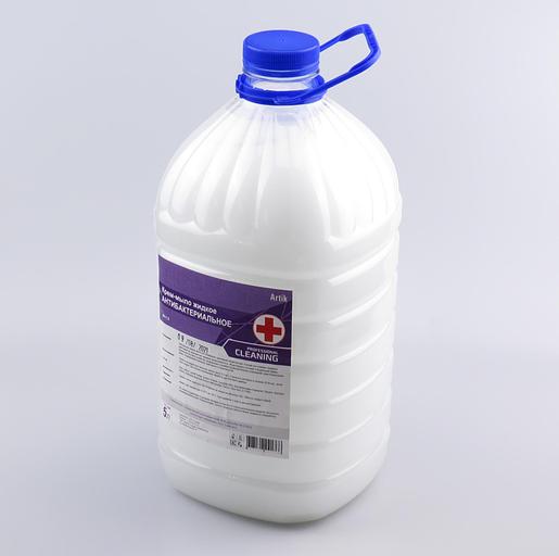 Жидкое крем-мыло "Антибактериальное"с дез.эффектом ПЭТ 5л фото 3