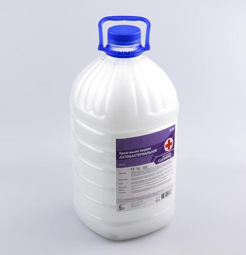 Жидкое крем-мыло "Антибактериальное"с дез.эффектом ПЭТ 5л фото 4