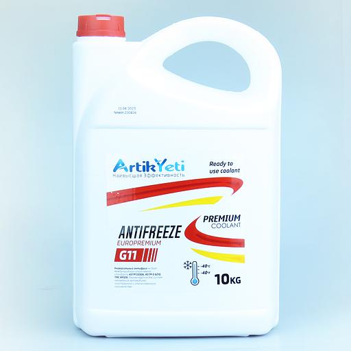 ArtikYeti Antifreeze Euro Premium G11 красный 10кг фото 1