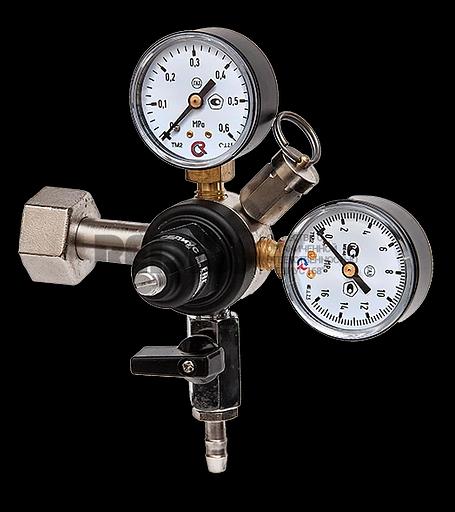 Редуктор пивной CO2 на 1 выход, гайка 3/4", 3,5 бар УР-5-3M2-112 (крупногабаритный корпус) фото 1