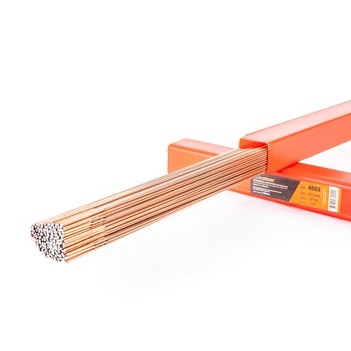 Присадочный пруток для сварки ER70S-6 СВ-08Г2С 2,0мм 1000мм Foxweld 4869 фото 2