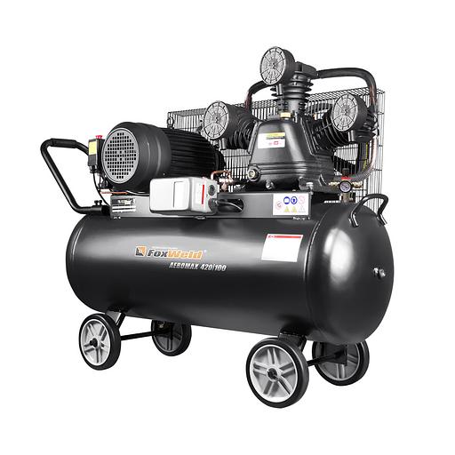 Компрессор воздушный ременной AeroMAX 420/100 Foxweld 5074 фото 1