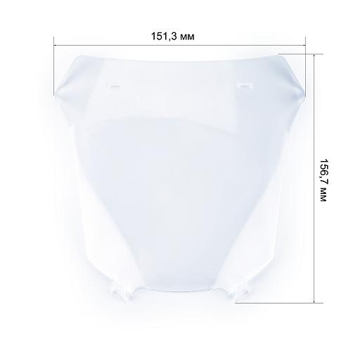 Поликарбонатное стекло 156,7х151,3х29,5 TopShield Foxweld 6596 фото 2