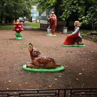 Фигура из стеклопластика «Оленёнок Бемби 2» фото 1