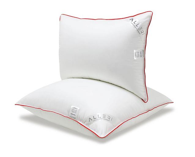 Подушка «Bio-ПУХ White gold-line» тик 70×70 ОПТ фото 1