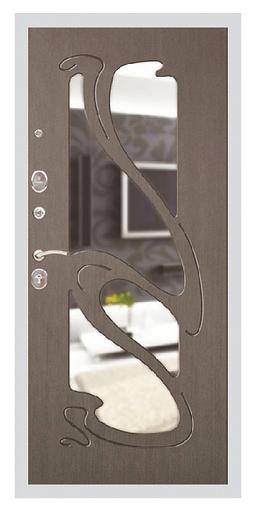 Панель на дверь с зеркалом ФЛЗ-206 фото 1