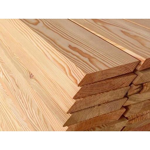 Скошенный Планкен из лиственницы 20х90 мм сорт Экстра фото 1