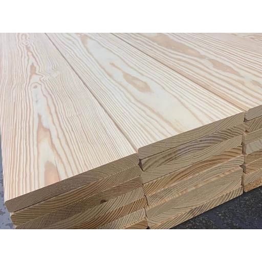 Прямой Планкен из Ангарской сосны 20х120 мм сорт Прима фото 1