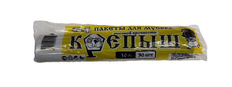 Мешки для мусора 30л 30 шт «Крепыш» фото 1