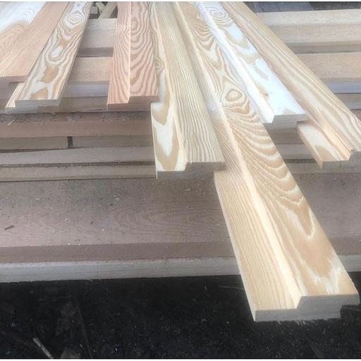 Доска Четверть из Ангарской сосны 20х120 мм сорт C Профиль 1 фото 1