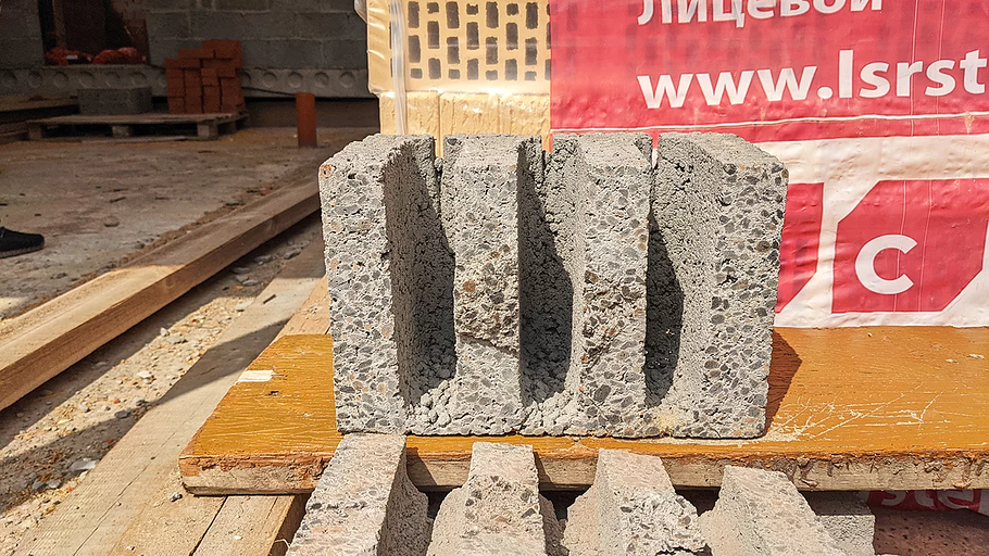 Керамзитобетонный блок «Крупноформатный» фото 3