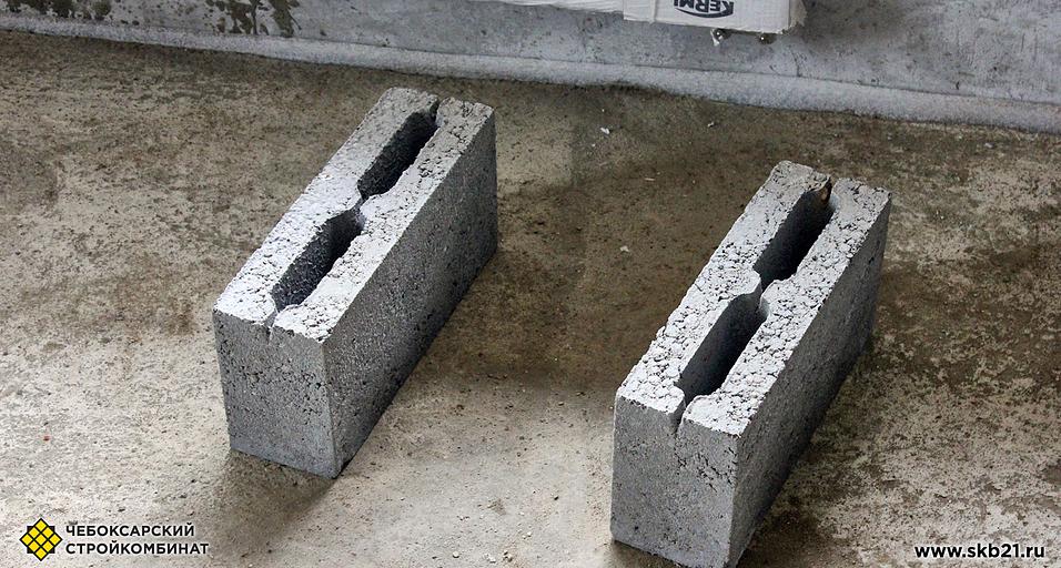 Керамзитобетонный блок «Перегородочный» 12 см фото 4