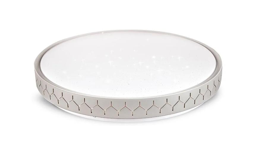 Светильник LED настенно-потолочный «Фаворит серебро» 60Вт НББД-RC-Р-1 ОПТ фото 1