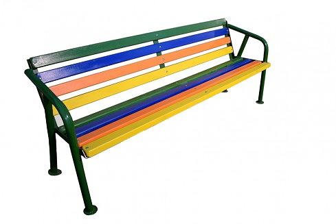 Скамейка «Луна» без креплений 2083×525×860 мм фото 1