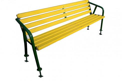 Скамейка «Луна» для бетонирования 2083×525×860 мм фото 2