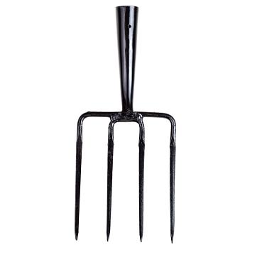 Вилы садово-огородные «Огородник» без черенка, четырехрогие фото 1