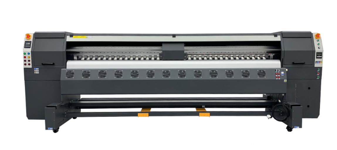 Широкоформатный промышленный сольвентный принтер «Universl 3208S KM1024i» фото 1