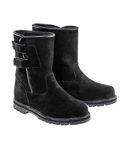 Полусапоги мужские замшевые на липучках фото 1