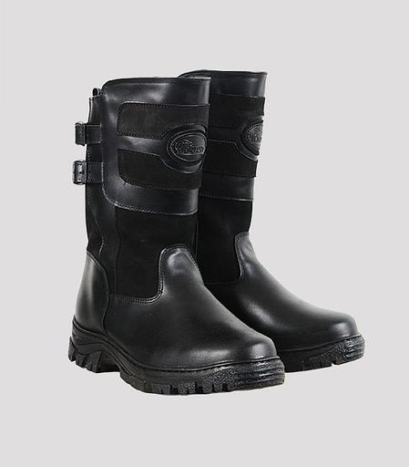 Монголки короткие черные, литая подошва фото 1