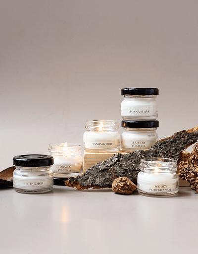 Подарочный набор ароматических свечей 6 minis «Древесный» ОПТ фото 6