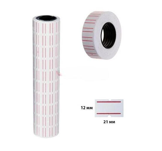 Ценник 21х12х30 мм, 300 наклеек фото 1