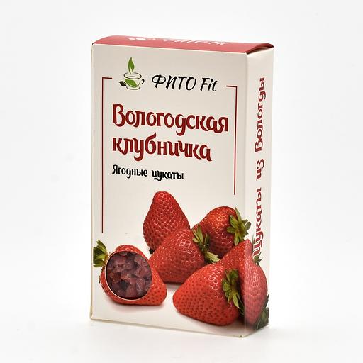 Цукаты Фито Fit «Вологодская клубничка» 100 г ОПТ фото 1