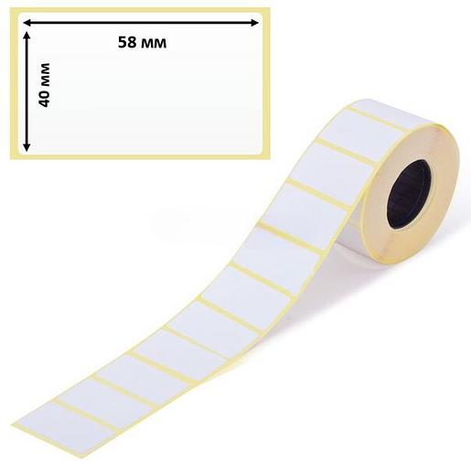 Этикет-лента 58х40х40 мм, 400 этикеток фото 1