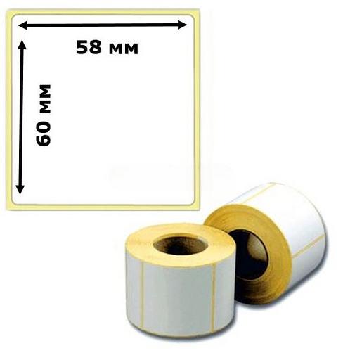 Этикет-лента 58х60х40 мм, 500 этикеток фото 1