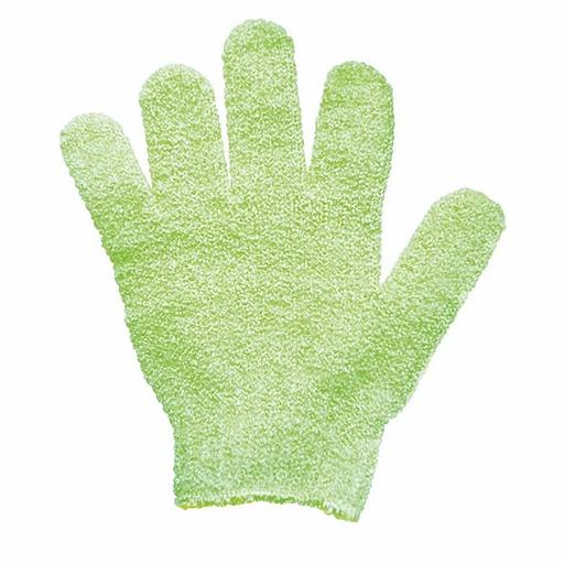 Мочалка-перчатка антицеллюлитная с эффектом пилинга, Зеленая, опт фото 1