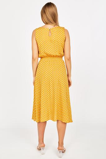 Платье Julia/горчичный горох фото 6