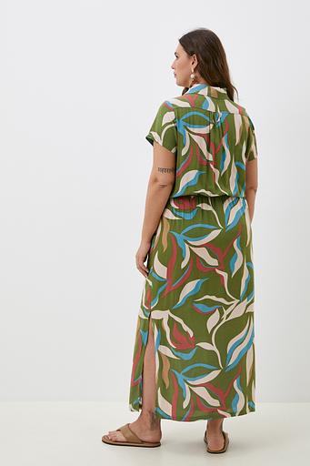 Платье Salma/зелёный принт фото 3