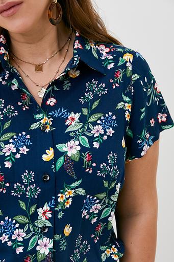 Платье Salma/синий принт фото 3