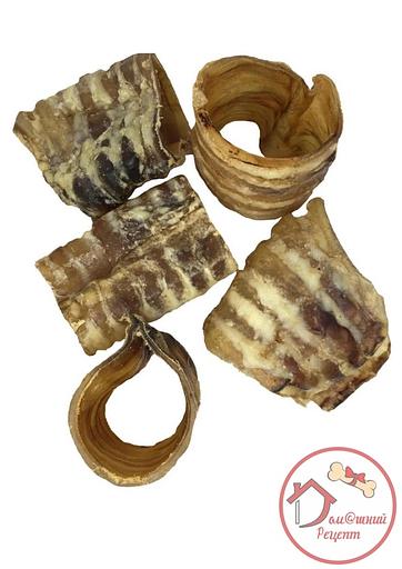 Трахея говяжья резаная лакомство для собак 200 г ОПТ фото 1