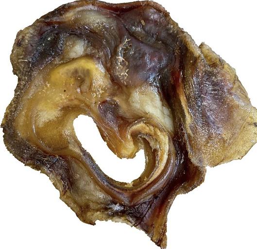 Ухо говяжье внутреннее нарезка лакомство для собак 1 кг ОПТ фото 2