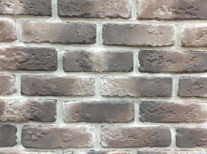 Декоративный кирпич «Кара-Даг», цвет Розовый с высолами и подпалинами фото 1