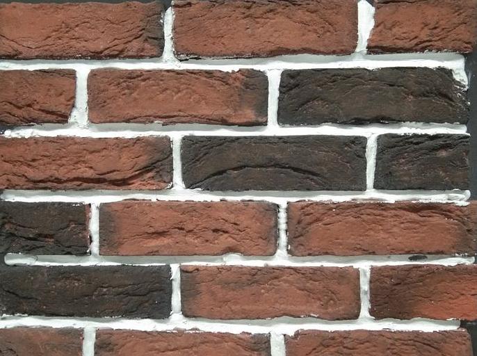 Декоративный кирпич «Коктебель», цвет рыжий с подпалинами фото 1