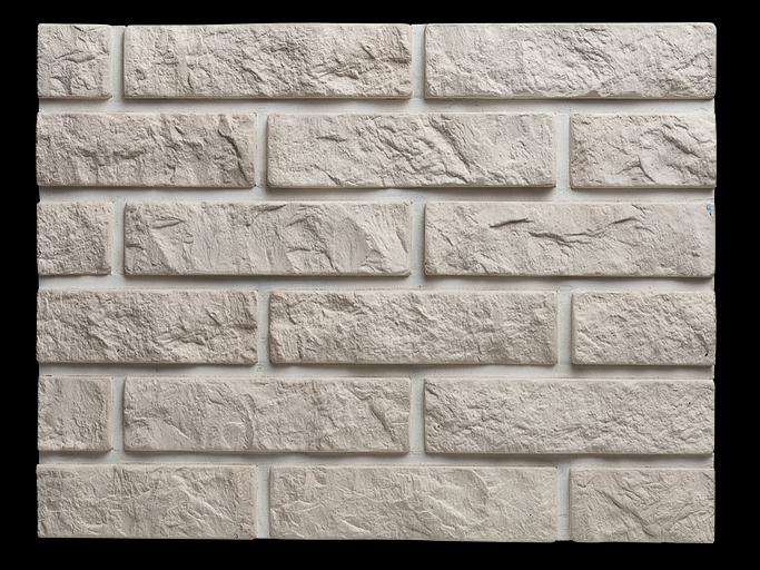 Декоративный кирпич «Хайфа», цвет Белый фото 1