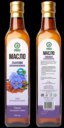 Льняное масло 500 мл ОПТ фото 1
