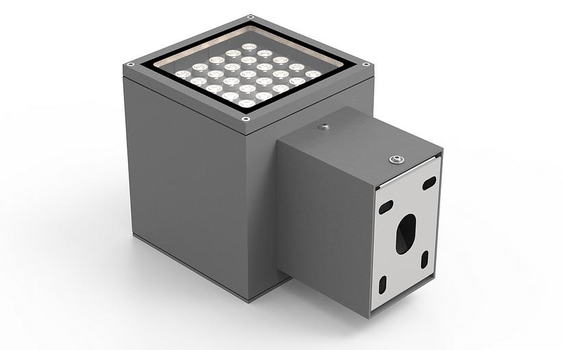 Точечный архитектурный светильник «Гранит» односторонние 1B100 145 28W 220V 24-60LED фото 2