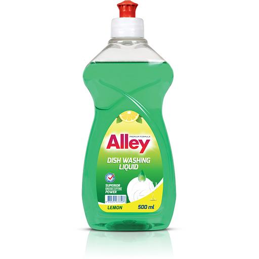 Жидкость для мытья посуды ALLEY «Лимон» 500 мл ОПТ фото 2
