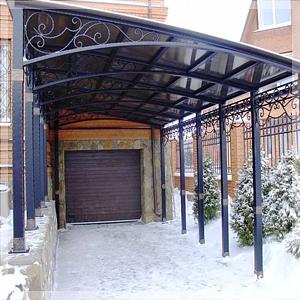 Навесы кованые фото 1