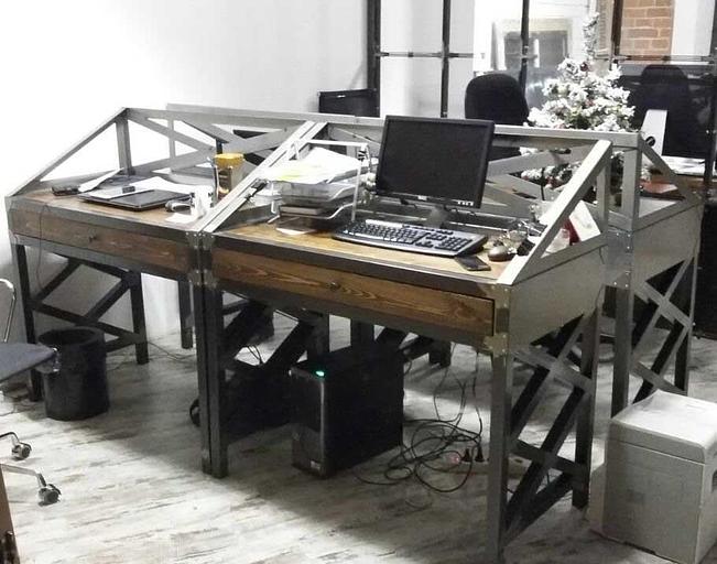 Стол офисный стиль лофт фото 1