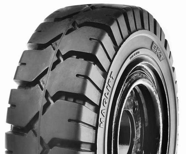 Шина массивная 15х4.5-8 (125/75-8, 15х4 1/2-8) 3.00D BKT MAGLIFT STD фото 1