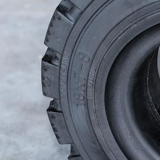 Шина массивная 18X7-8 (180/70-8) 4.33R BKT MAGLIFT STD фото 5