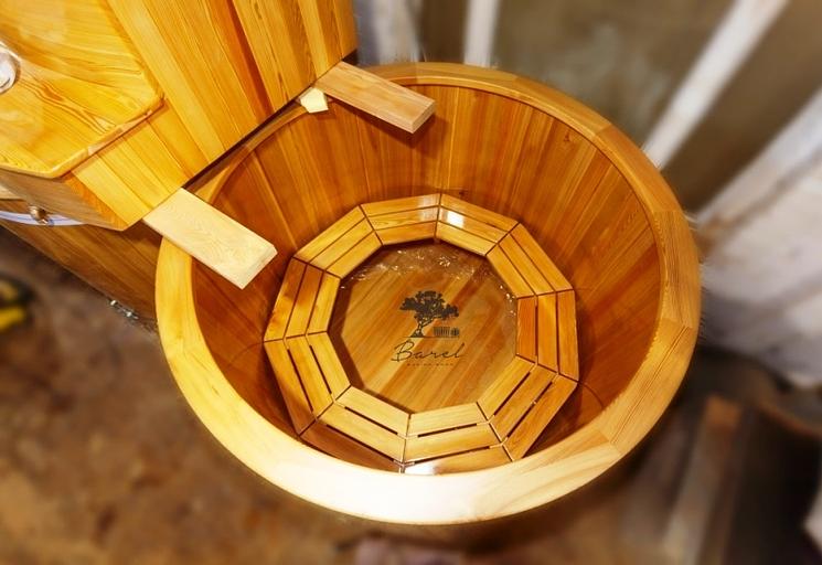 Купель деревянная круглая №9 фото 2