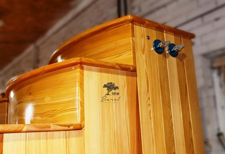 Купель деревянная круглая №9 фото 3